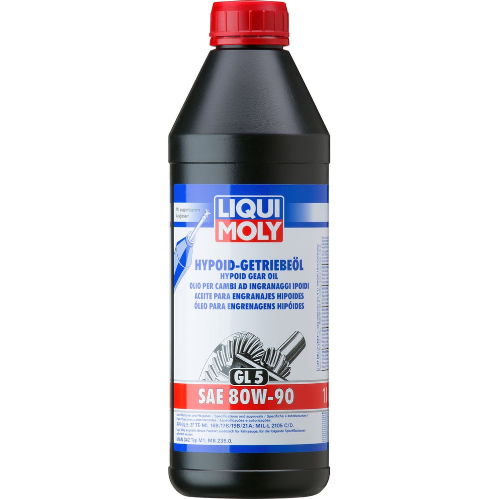 LIQUI MOLY Hypoid-Getriebeoil 80W-90, GL-5