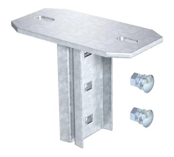 Изображение товара Потолочная траверса OBO Bettermann KI 8 NOK FT, для профиля IS 8, обратная, сталь, горячий цинк 6347061