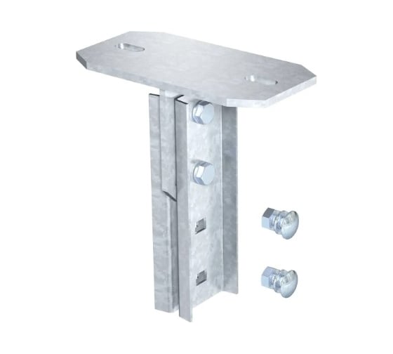 Изображение товара Потолочная траверса OBO Bettermann KI 8 VLK FT, для профиля IS 8, обратная удлиненная, сталь, горячий цинк 6348157