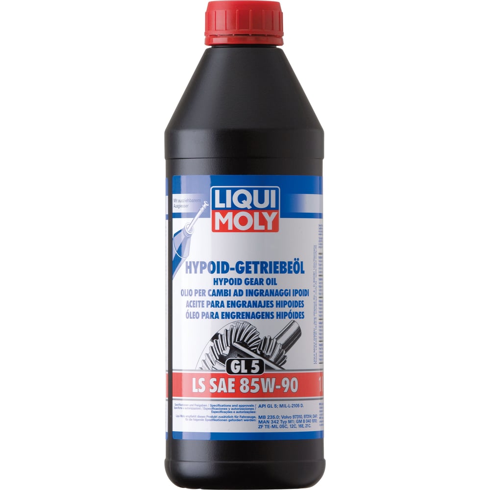 Изображение товара Минеральное трансмиссионное масло LIQUI MOLY 85W-90 GL-5, 1 л