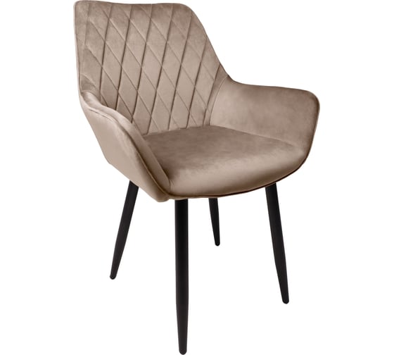 Изображение товара Стул AKS Home PABLO, бежевый велюр HLR-08/черный 72326