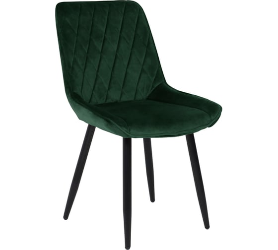 Изображение товара Стул AKS Home NIKA, темно-зеленый велюр HLR-57/черный 72322