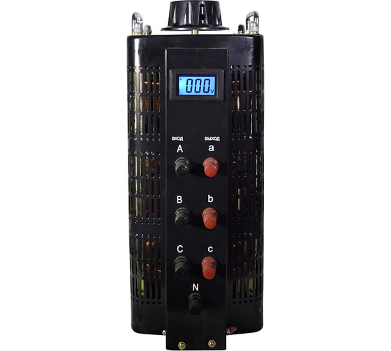 Изображение товара Трехфазный ЛАТР SUNTEK 6000ВА диапазон 0-430 Вольт LTR-3-6000