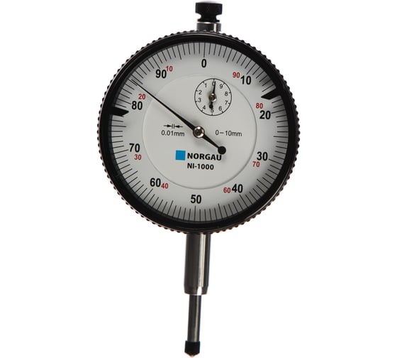 Изображение товара Измерительная головка часового типа 10мм/0.01мм, тип NI-1000, NORGAU 042035011