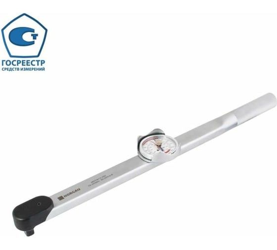 Изображение товара Стрелочный динамометрический ключ NORGAU 3/8" 12-60 Нм тип NDTW12-60 051117020