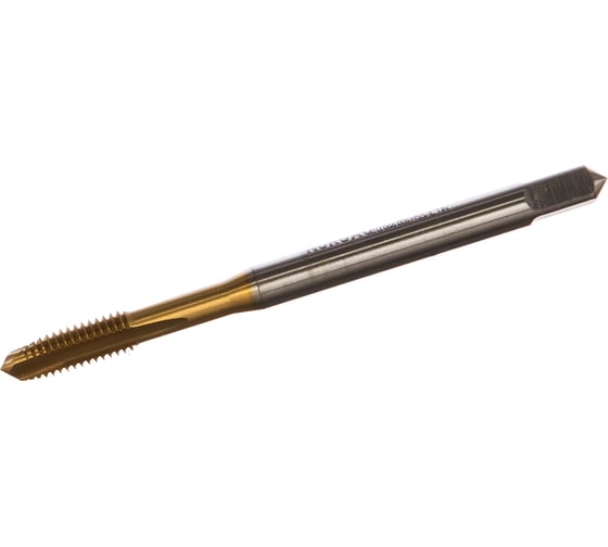 Изображение товара Машинный метчик М6х1 DIN371 6H TiN HSS-E, тип N, NORGAU 013066006