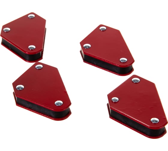 Изображение товара Угольник-держатель магнитный 4 шт для сварки REXANT 12-4830