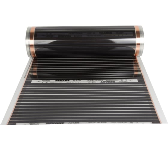 Изображение товара Пленочный теплый пол Rexant Optima 150 2,5 /0,5 х 5 м/375 Вт 51-0504-7