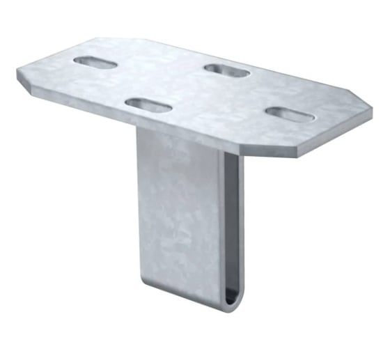 Изображение товара Потолочная траверса OBO Bettermann KU 7 FT, для профиля US 7, приварная, сталь, горячий цинк 6349102