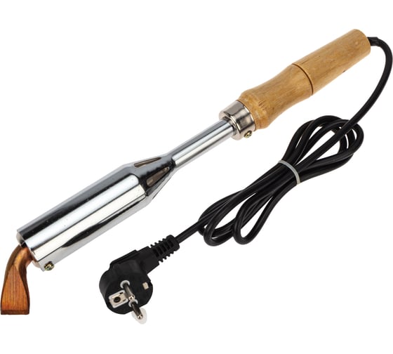 Изображение товара Паяльник REXANT ПД 220 В 300 Вт деревянная ручка 12-0213