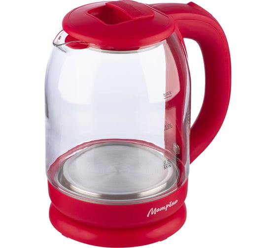 Изображение товара Электрический чайник Матрёна MA-007 1.8 л стекло вишневый 105226