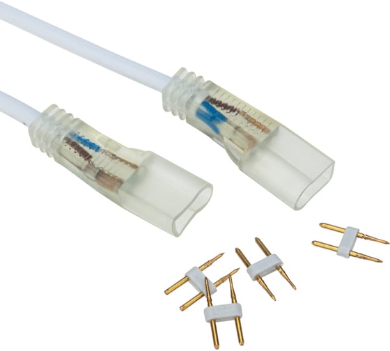 Изображение товара Коннектор для одностороннего гибкого неона 8x16 мм Neon-Night длина 20 см 1 шт 134-007