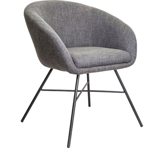 Изображение товара Стул AKS Home AMUR, темно-серая ткань, черный 62692