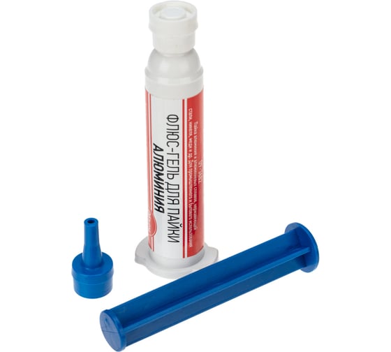 Изображение товара Флюс-гель для пайки алюминия 12 мл шприц REXANT 09-3682