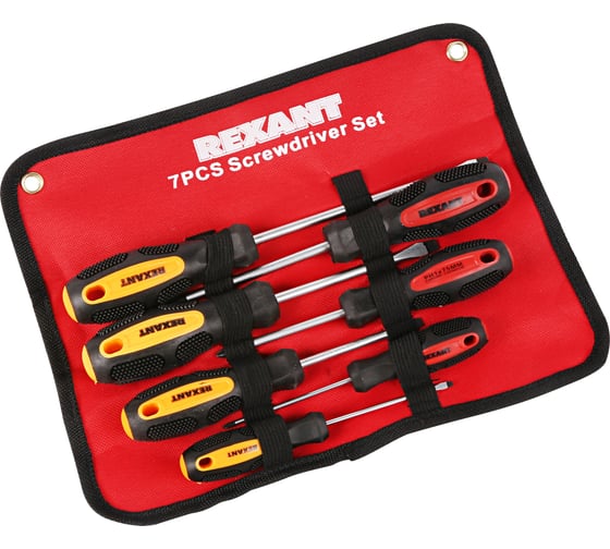 Изображение товара Набор отверток REXANT 7 предметов 12-4703