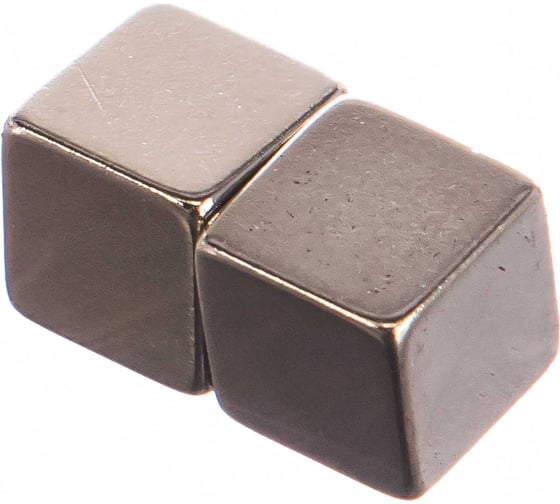 Изображение товара Неодимовый магнит куб REXANT 2 шт. в упаковке 72-3210
