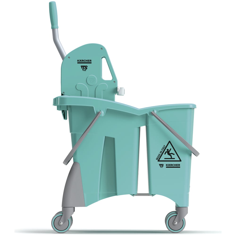 Изображение товара Двухсекционное ведро на колесах с вертикальным отжимом KARCHER 30 л 6.999-356.0