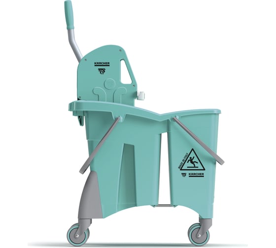 Изображение товара Двухсекционное ведро на колесах с вертикальным отжимом KARCHER 30 л 6.999-356.0