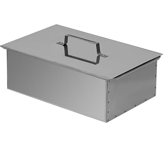 Изображение товара Двухъярусная коптильня с поддоном PALISAD 420x270x175 мм, нержавеющая сталь, 0.8 мм 69528