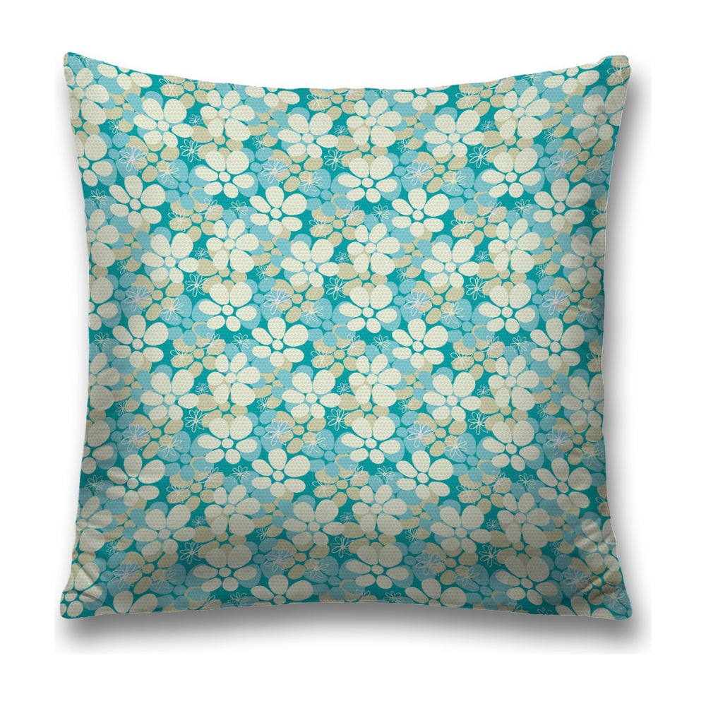 Изображение товара Декоративная наволочка JoyArty sl_31816 бирюзовая с рисунком