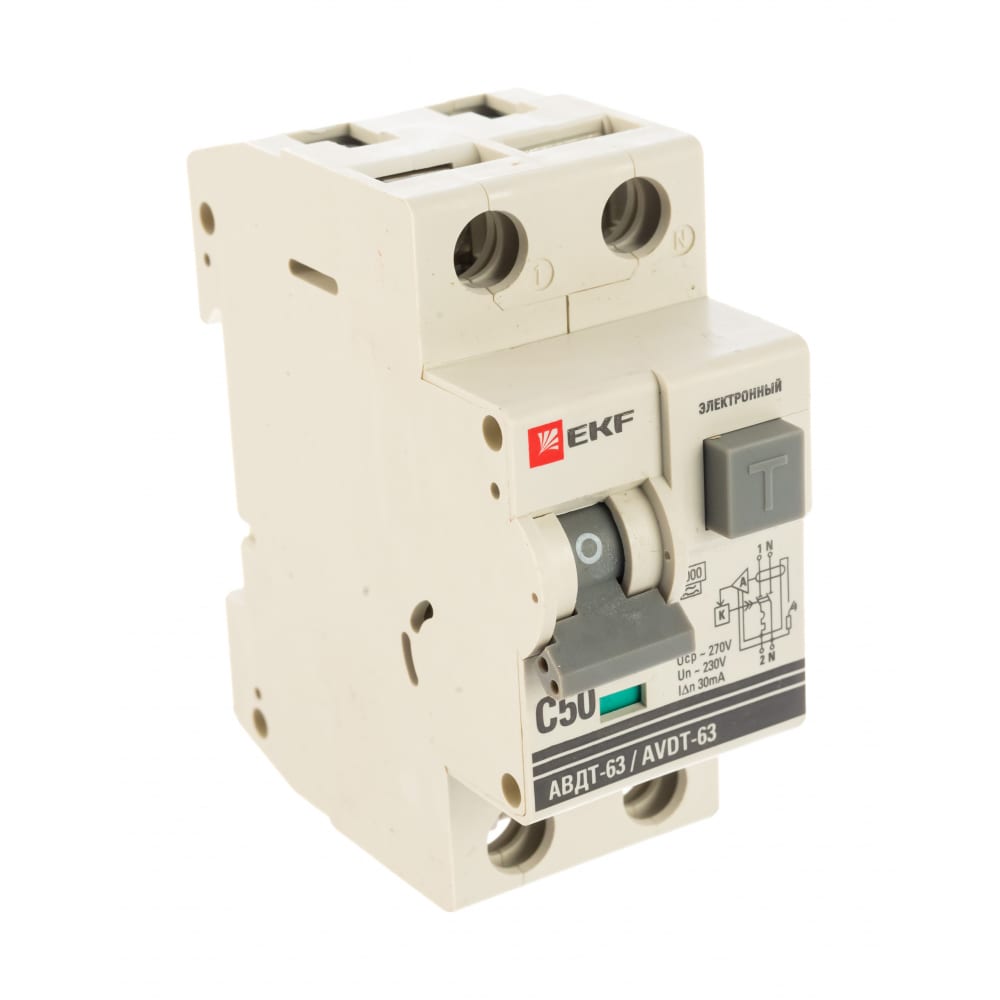 Автоматический дифференциальный выключатель EKF дифференциальный автоматический выключатель tdm electric авдт 63 16 с 30 ма sq0202 0002
