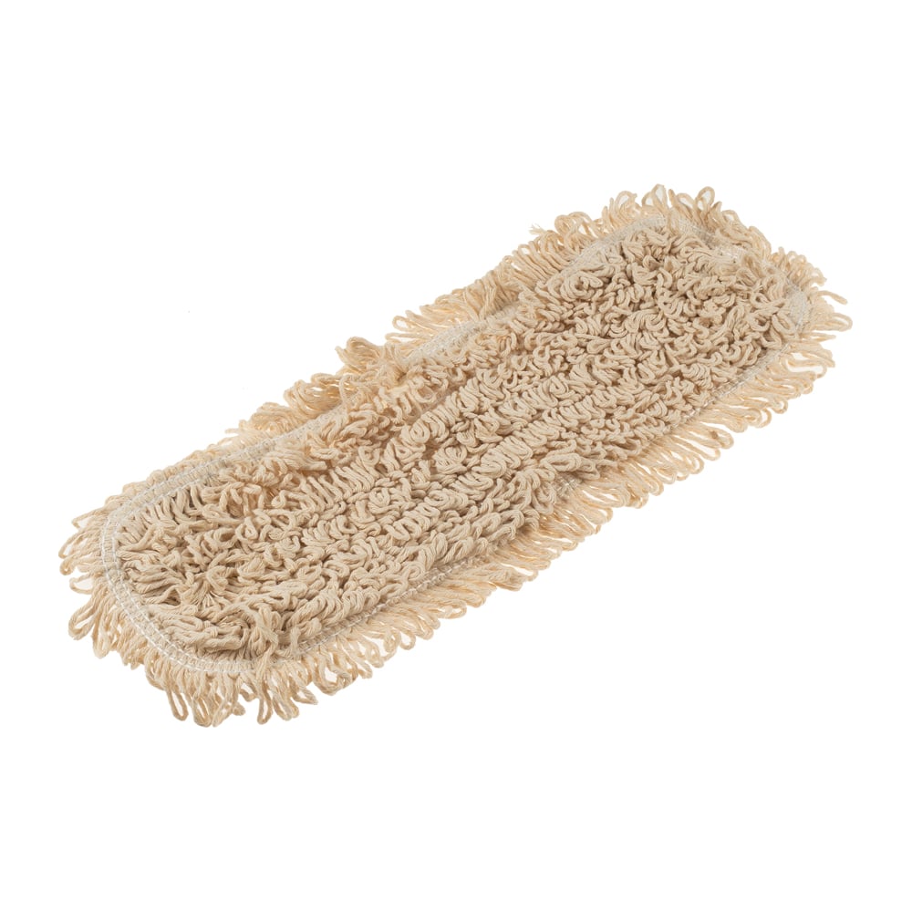 Изображение товара Моп NV плоский, хлопок и полиэфир 40 см, бежевый, крепление карман и ухо CotPF-TF-50