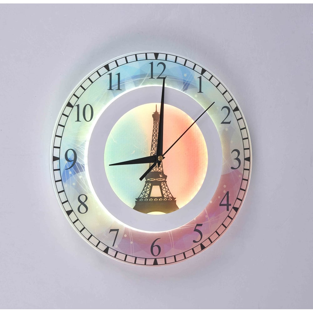 Часы Мелодия Света часы электронные настенные с будильником 33 7 х 11 4 х 4 5 см красные цифры