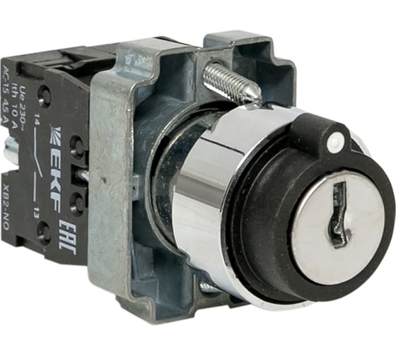 Изображение товара Переключатель EKF BG33 3Р с замком не возвратный 2NO PROxima xb2-bg33