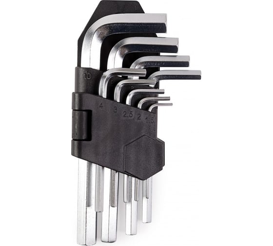 Изображение товара Набор ключей Помощник 6-гранных г-образных, 9пр., в блистере P009K(49987)