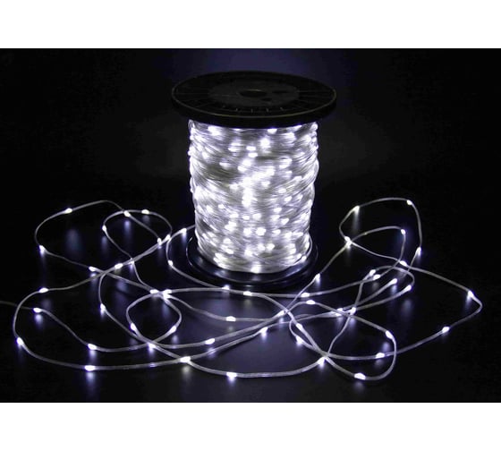 Изображение товара Нить TEAMPROF Краса 200 м, 24В, белый, прозрачный провод TPF-CR200-24V-T/W