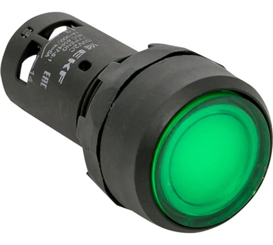 Изображение товара Зеленая кнопка EKF SW2C-10D с подсветкой неон 1нз+1р IP54 PROxima sw2c-md-g