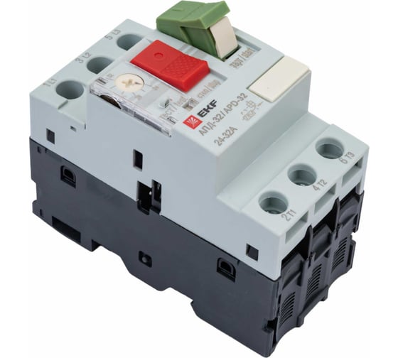 Изображение товара Мотор-автомат EKF 24-32А АПД32-32 управление кнопками, винтовые зажимы apd2-24-32