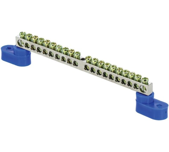 Изображение товара Шина EKF N 63.20 2 изолятора стойка никель sn1-63-20-2