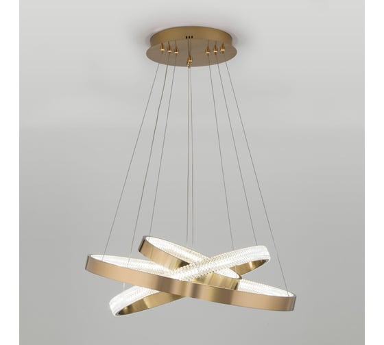 Изображение товара Подвесной светодиодный светильник с пультом управления Eurosvet 90176/3 медный a045417