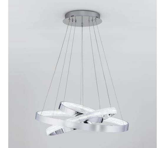 Изображение товара Подвесной светодиодный светильник с пультом управления Eurosvet 90176/3 хром a045418