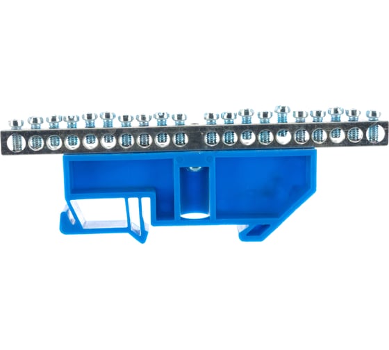 Изображение товара Нулевая шина EKF N 63.20 DIN изолятор никель 20 шт PROxima sn1-63-20-d