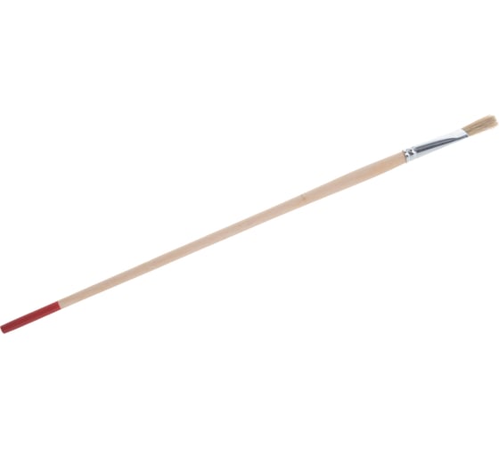 Изображение товара Плоская кисть STAYER Universal светлая натуральная щетина, деревянная ручка, №10 x 11мм 0124-10