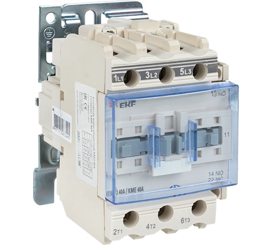 Изображение товара Малогабаритный контактор EKF КМЭ 40А 220В NO+NC PROxima ctr-s-40-220