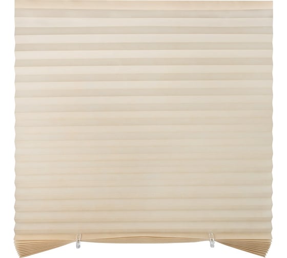 Изображение товара Самоклеящиеся шторы-плиссе Рыжий кот skandi, размер 90x180 см, цвет бежевый 106246
