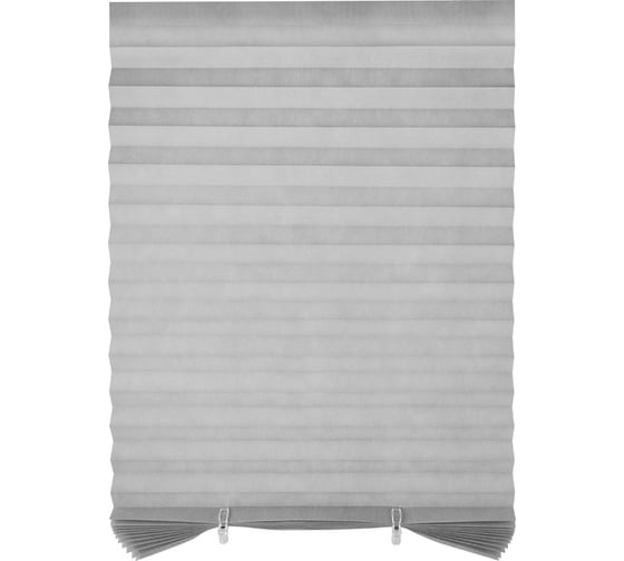 Изображение товара Самоклеящиеся шторы-плиссе Рыжий кот skandi, размер 60x180 см, цвет серый 106247