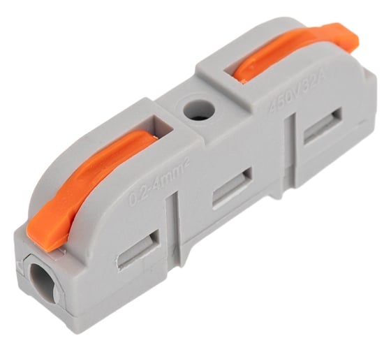 Изображение товара Соединительная проходная клемма с рычагами Сириус А 2 отверстия (100шт) SKL222LO-1-Gr