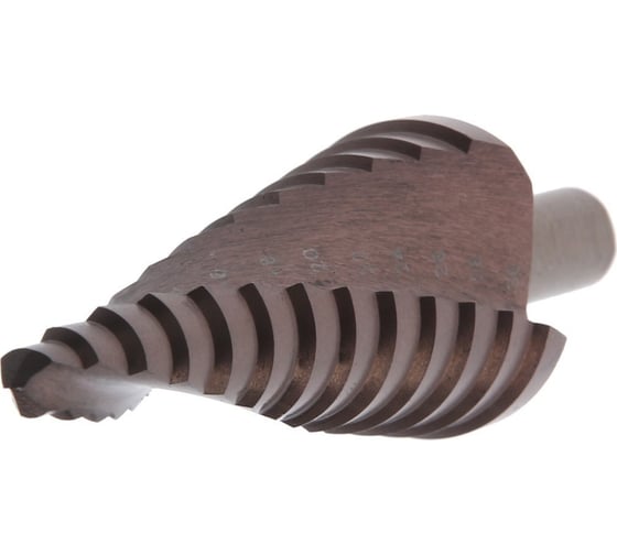 Изображение товара Сверло ступенчатое PRO 6 - 30 мм, HSS-Co, спиральный профиль, трехгранный хвостовик ТУНДРА 7546784