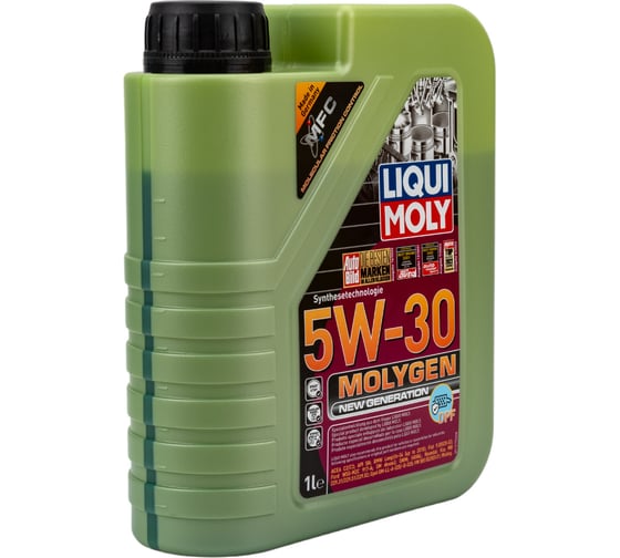 Изображение товара Масло моторное НС-синтетическое Molygen New Generation DPF 5W-30, 1 л LIQUI MOLY 21224