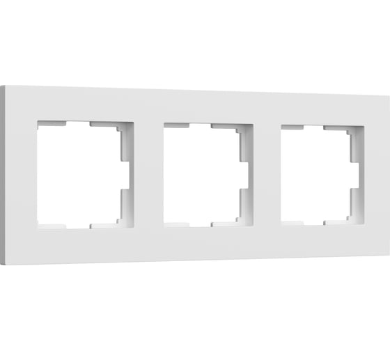 Изображение товара Рамка WERKEL на 3 поста slab (белый матовый) a062796