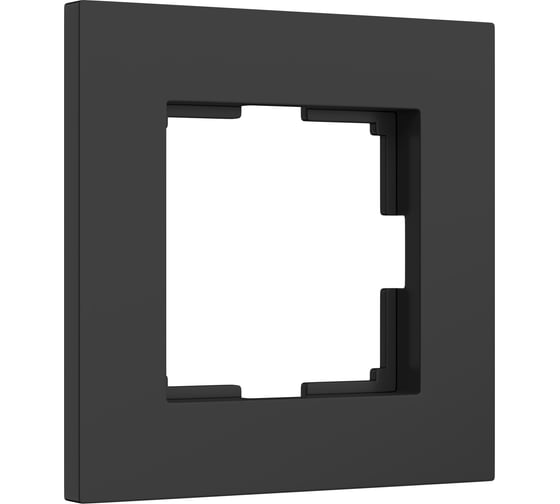 Изображение товара Рамка WERKEL на 1 пост slab (черный матовый) a062799