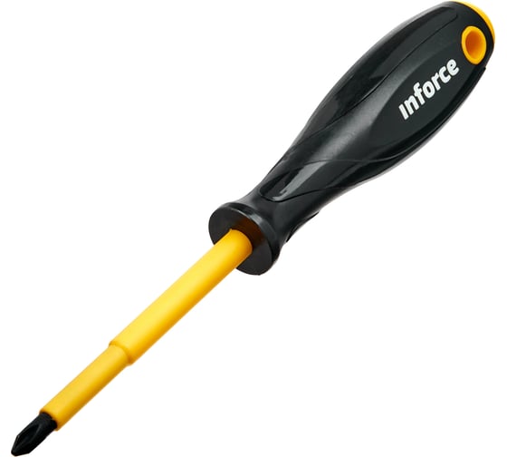 Изображение товара Диэлектрическая отвертка PH2х100мм Inforce 06-09-75