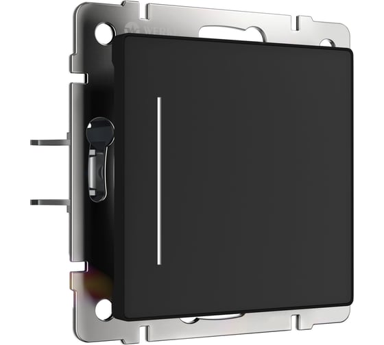 Изображение товара Сенсорный выключатель WERKEL одноклавишный с подсветкой (черный) a063601