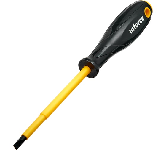 Изображение товара Диэлектрическая отвертка SL5,5х125мм Inforce 06-09-79