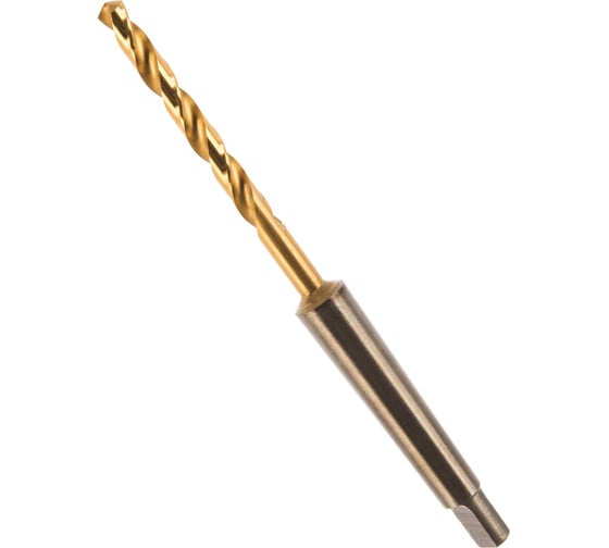 Изображение товара Сверло по металлу Профоснастка 6 мм КМ1 HSS M2 TIN/118 DIN 345, 1 шт., №2011 30205011