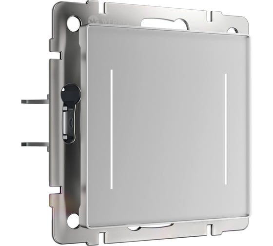 Изображение товара Умный сенсорный выключатель WERKEL двухклавишный (серебряный) a064144